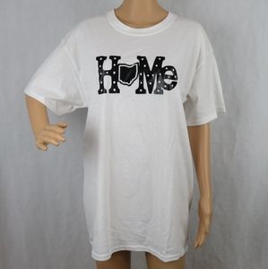 Ohio Home TShirt Unsiex Large State Buckeye Cute